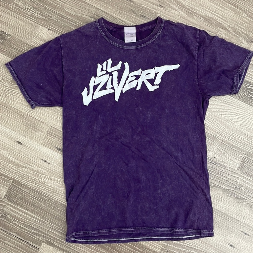 Vintage Lil Uzi Vert Purple mineral wash tee. Size S